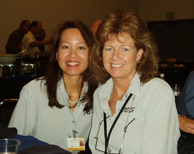 Rebecca Tran and Sandy Locker