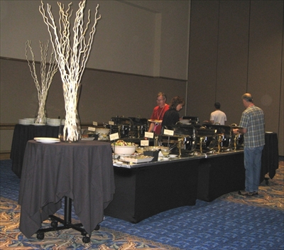 Buffet line