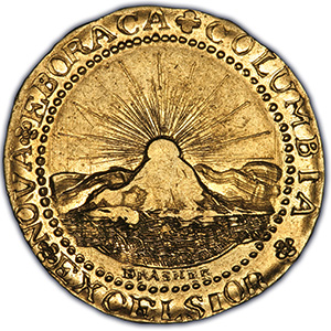 1787 $15 Brasher, Breast Punch Reverse
