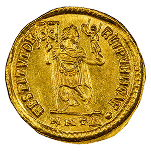 AD 366-67 AV Solidus Valens Antioch, RIC-24, FN reverse