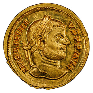 AD 311-13 AV Aureus Constantine I Siscia, Calicó-5168 Obverse