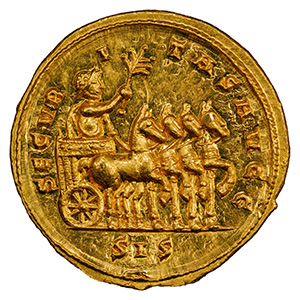 AD 311-13 AV Aureus Constantine I Siscia, Calicó-5168 Reverse