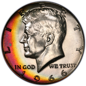 Obverse of 1966 Half Dollar