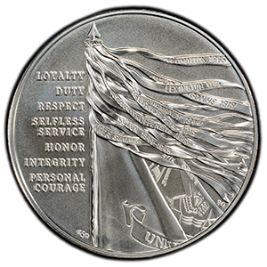 2024-P U.S. Army Medal Reverse